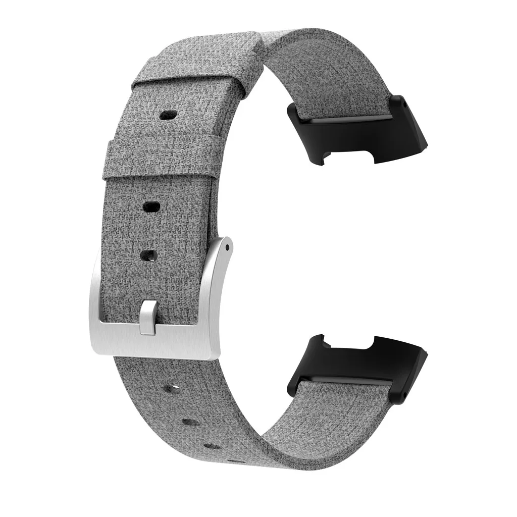Замена плетеная холщовая ткань часы наручные ремешок для Fitbit Charge 3 браслет ремешок умные часы аксессуары ремешок для часов