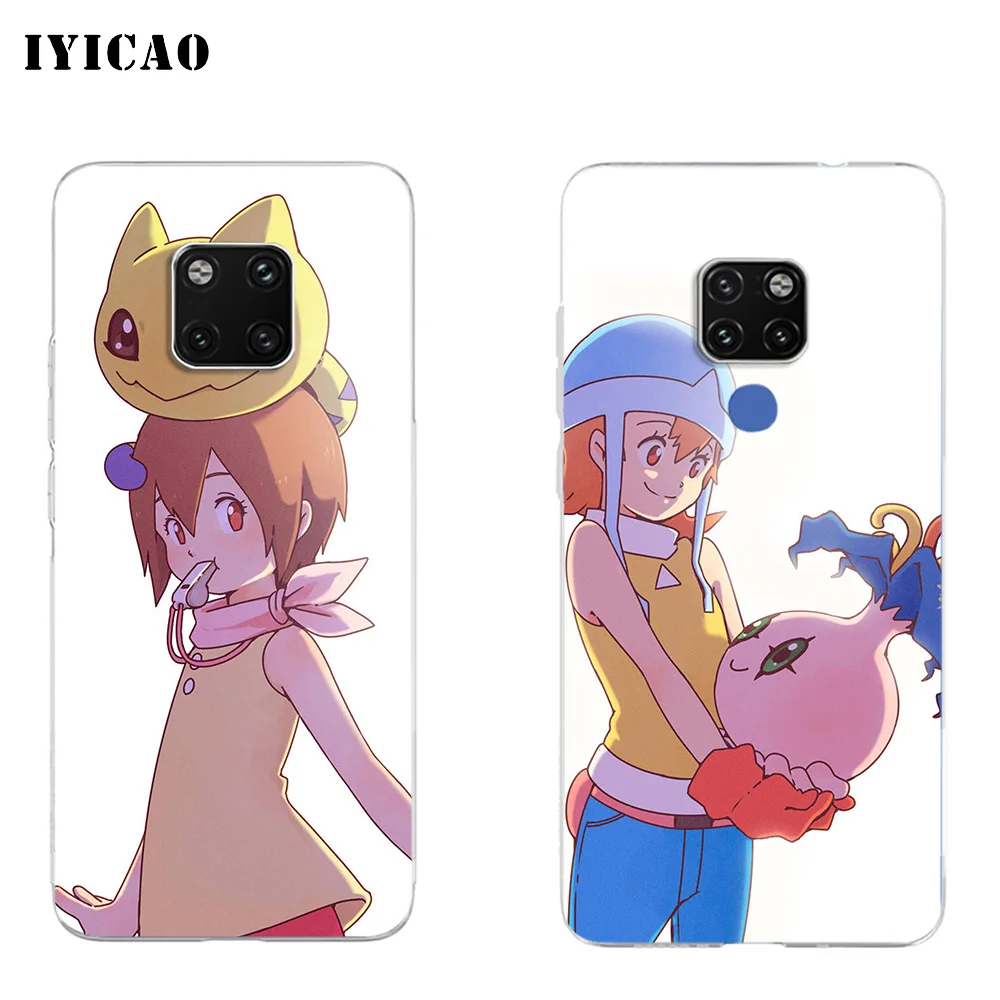 IYICAO Digimon Мягкий силиконовый чехол для телефона Huawei Mate 10 20 Lite Pro Nova 2 2i 3 3i 4 TPU