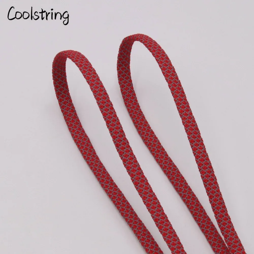 Официальный coolstring на плоской подошве 3M светоотражающие ночного бега Шнурки Кроссовки для бега полые защитные шнурки для Баскетбольная обувь 350 сапоги
