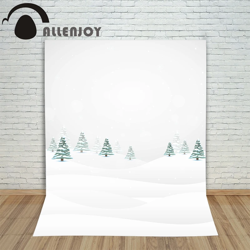 Allenjoy фоны для фотосъемки дерево снег зима Рождество дети праздник веселый