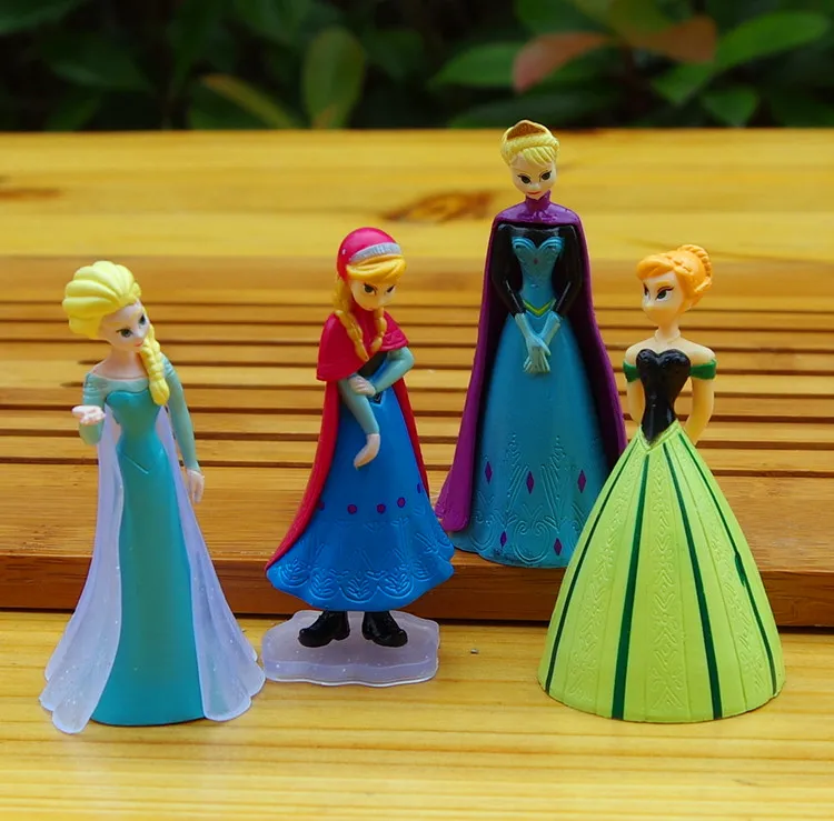 Мультяшные фильмы Disney Холодное сердце 8 шт./компл. 5 9 см милая Анна Эльза Кристофф