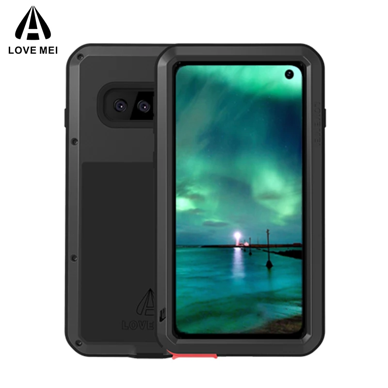 Металлический Чехол Love Mei для Samsung Galaxy S10 Plus S10E 5G противоударный чехол телефона |