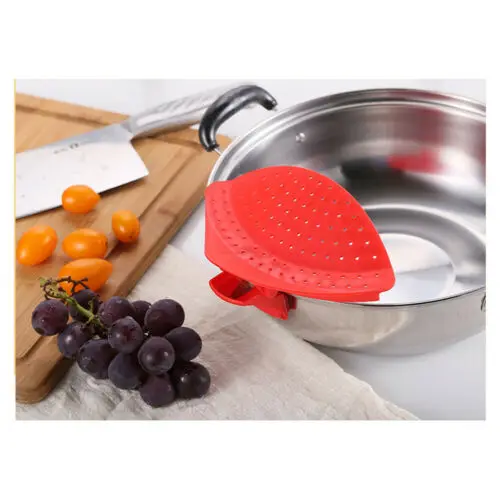 Новинка 2019 кухонная вешалка с защелкой и держателем силиконовый дуршлаг