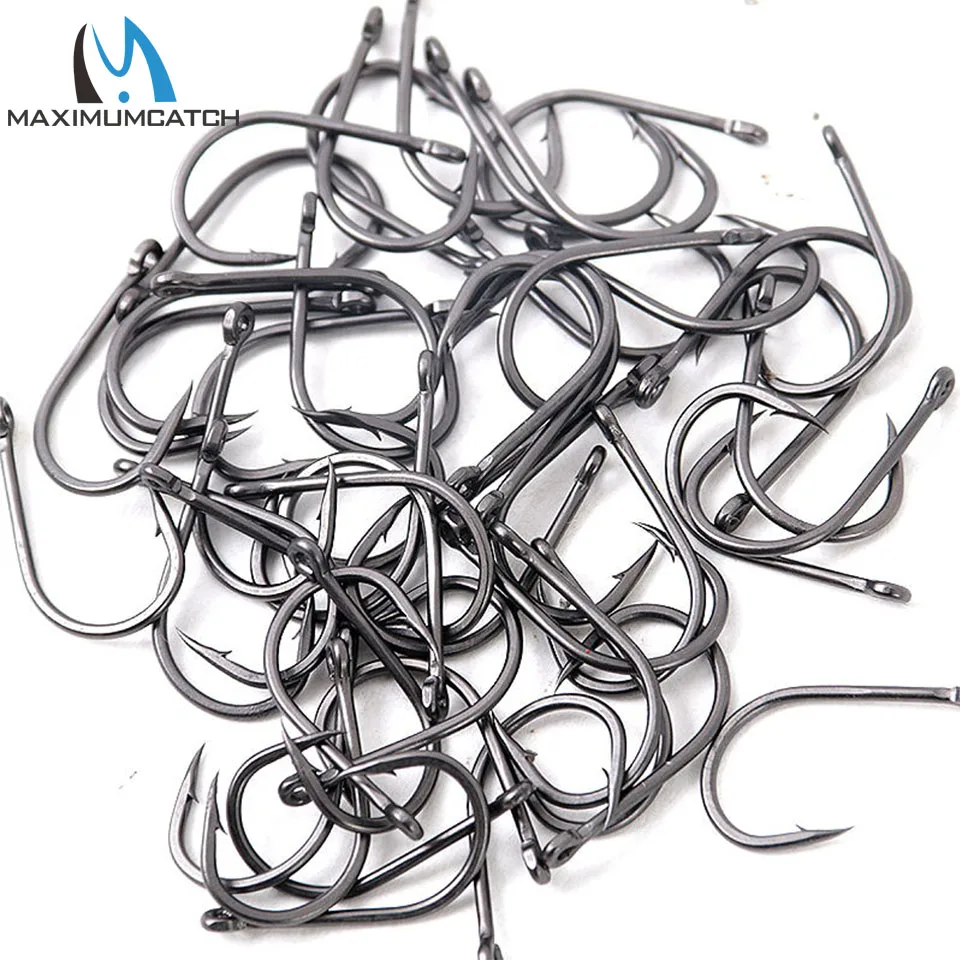 Maximumcatch 100 шт./лот крючок для ловли карпа из высокоуглеродистой стали рыболовные