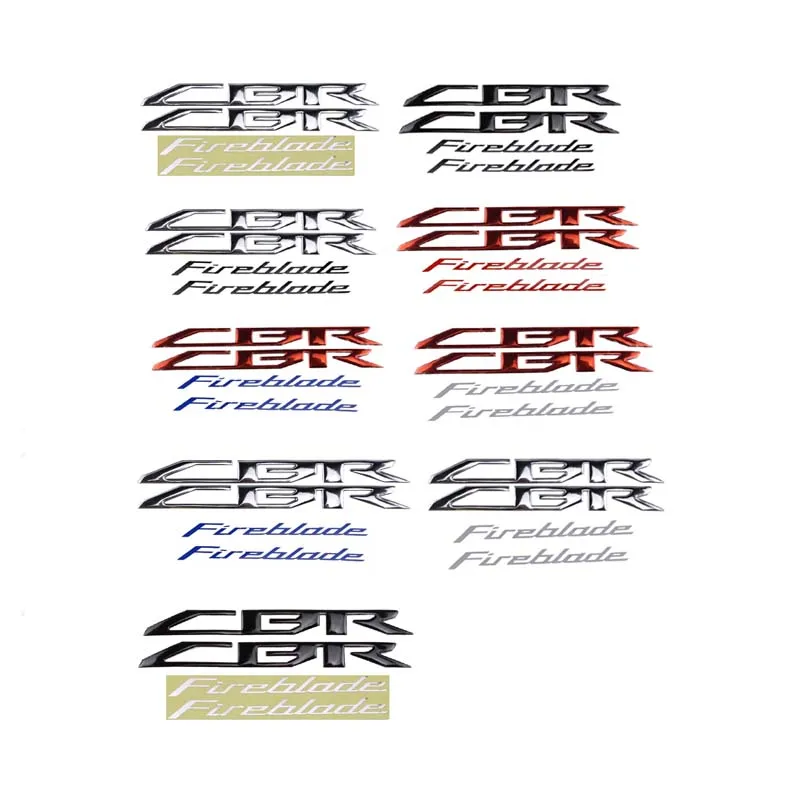 Motorcycle Stickers Decal 3D FUEL Tank EMBLEM Accessories For Honda CBR1000RR cbr1000 rr cbr 1000 rr Fireblade 2008-2017