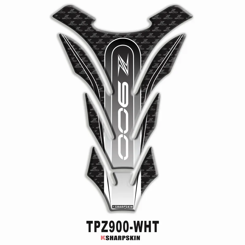 

Motorcycle 3D fuel tank pad sticker protective decorative decal FOR KAWASAKI Z900 Fishbone Protective Decals