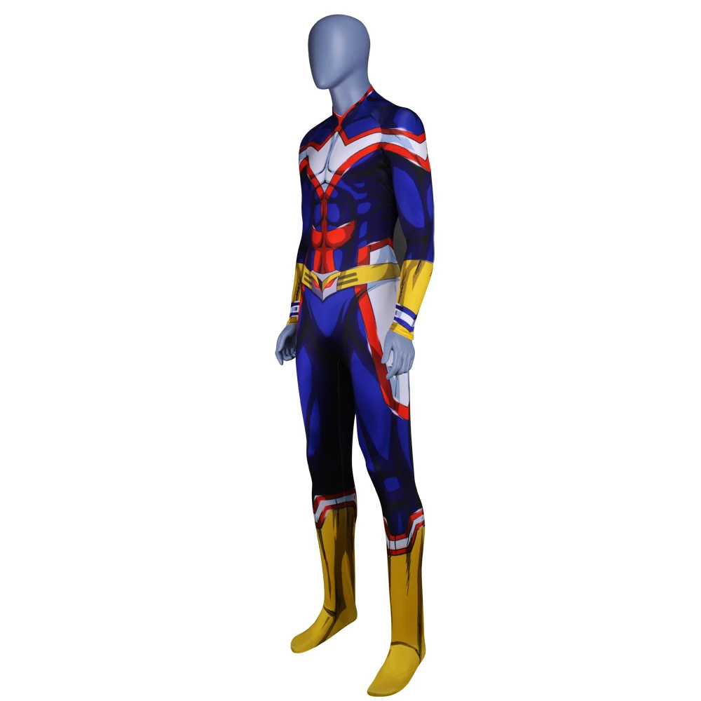Anime My Hero Academy Oummet All Might Cosplay plays zentai tights Halloween cosplay costume 3D digital print | Тематическая одежда
