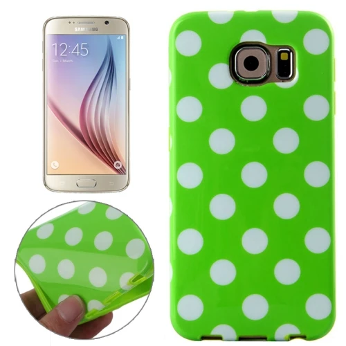 Красочные Горошек Кремния Мягкие TPU Телефон Случаях для Samsung Galaxy s6 защитная