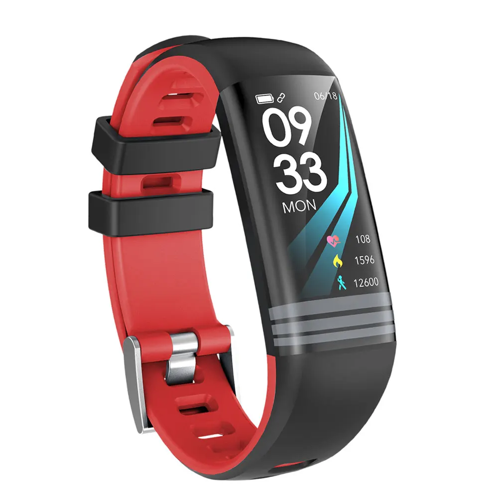 Red Фитнес-браслет кровяное давление G26S gps трекер активности Смарт-Браслет Водонепроницаемый IP67 монитор сердечного ритма шагомер Smartband - Цвет: Red