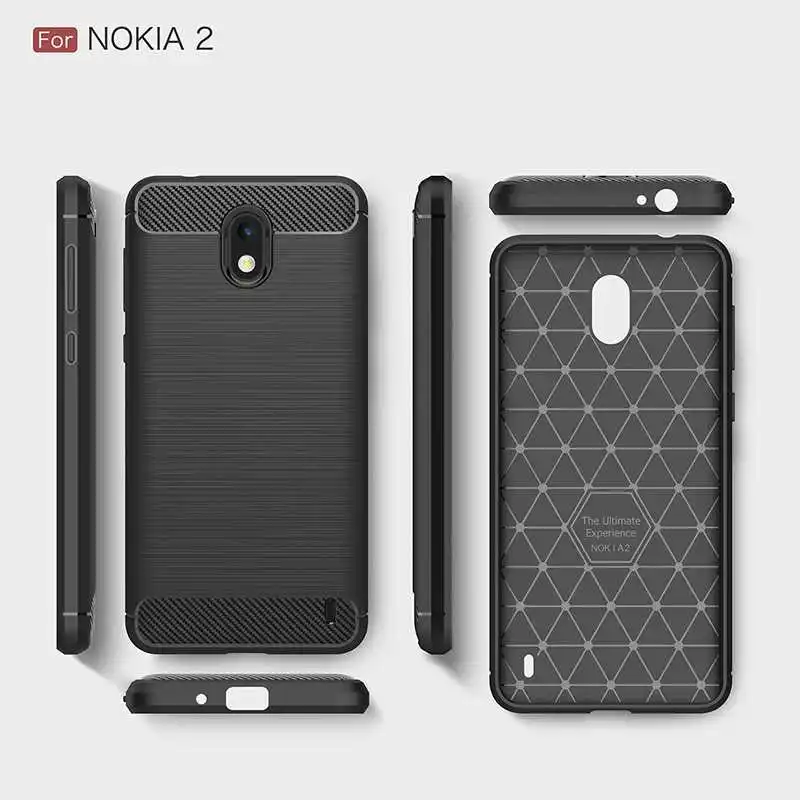 Модный Ударопрочный Мягкий силиконовый чехол Mokoemi 5 0 &quotдля Nokia 2 для мобильного