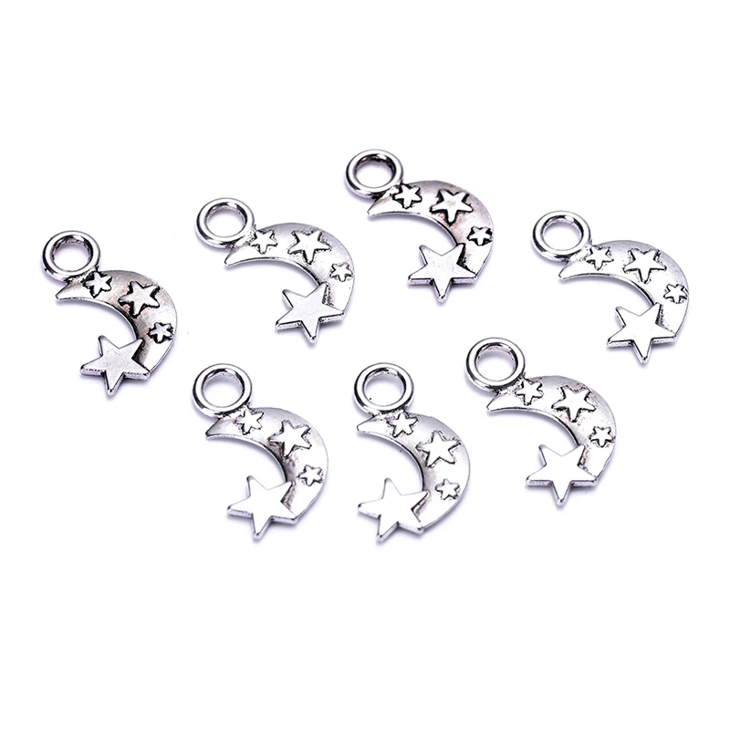 100 шт./лот Очаровательные Подвески из цинкового сплава с покрытием античное