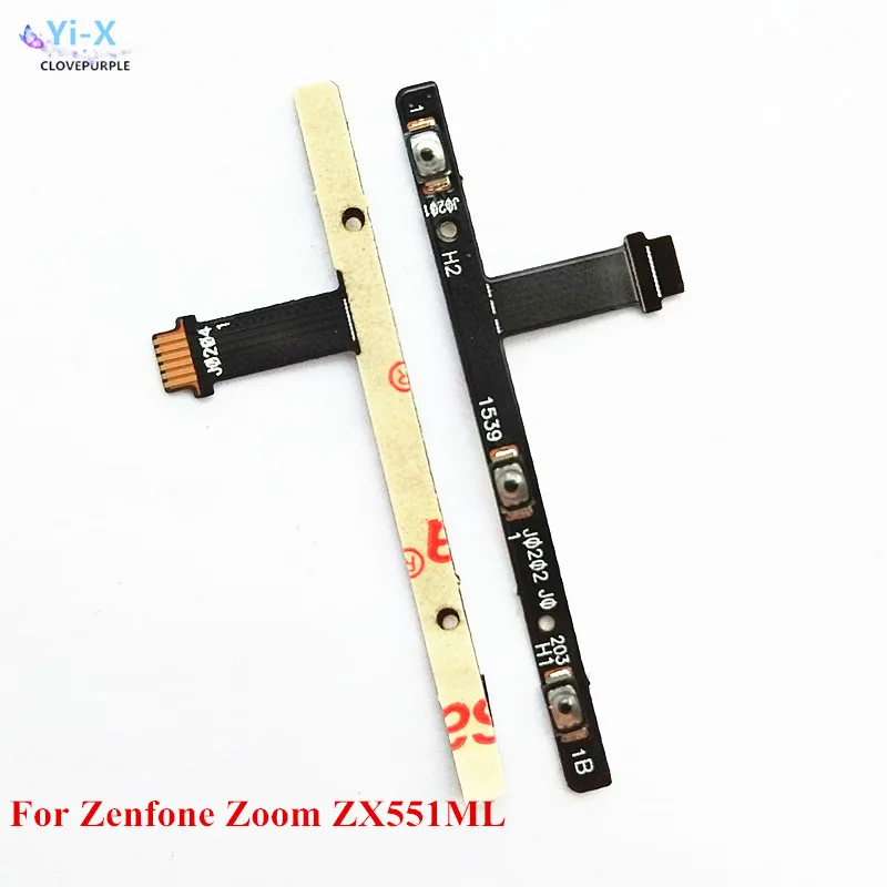 

1PCS Power ON/OFF Volume Side Key Button Flex Cable Replacement Phone Parts for For ASUS Zenfone Zoom ZX551ML