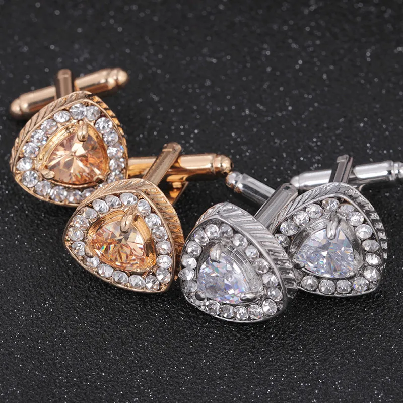 Men's Cufflinks Exquisite Luxury Jewelry Clothing Accessories Shirt Dinner Wedding Dress Sleeve Beauty Glass 5.14 | Украшения и