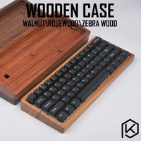 wooden case wood case walnut rosewood zebra wood with wood wrist high quality free shipping for gh60 xd64 poker 2 60