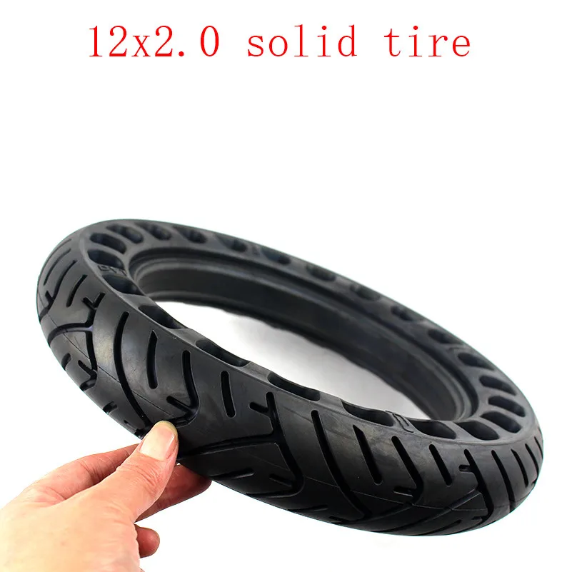 Size 12 Inch Non-inflatable Tubeless Solid Wheel Tyre 12x2.0 12x2.125 for Many Gas Scooter E-bike Hoverboard Self BalancingParts