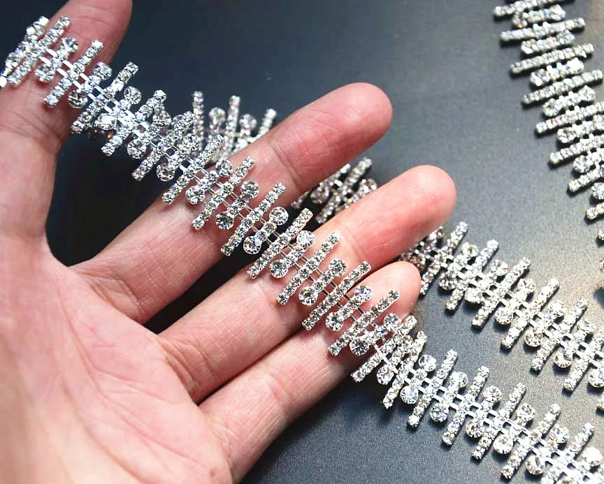 1 ярд ленты база цепочка с подвеской в виде лапы свадебное платье стразы для шитья