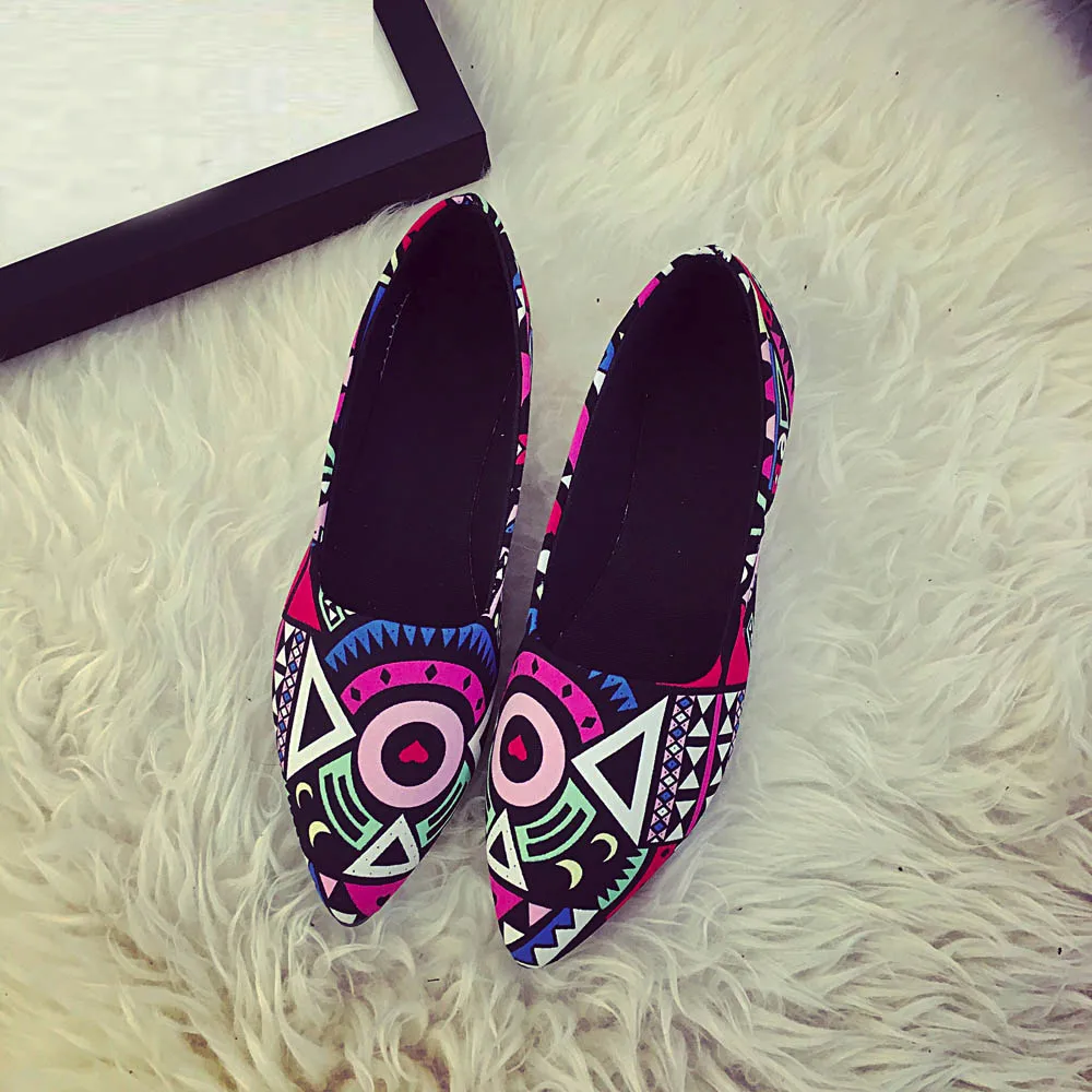 Flat Shoes Women Autumn Slip On For Loafers Multicolor Womens Zapatos Mujer Flats Woman | Обувь