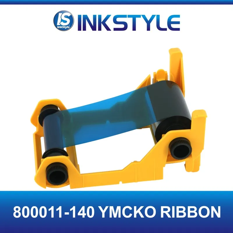 Упаковка из 10 шт. 800011-140 полный Панель Цвет YMCKO 100 печати изображений лента для Zebra ZXP Series 1 карты принтера