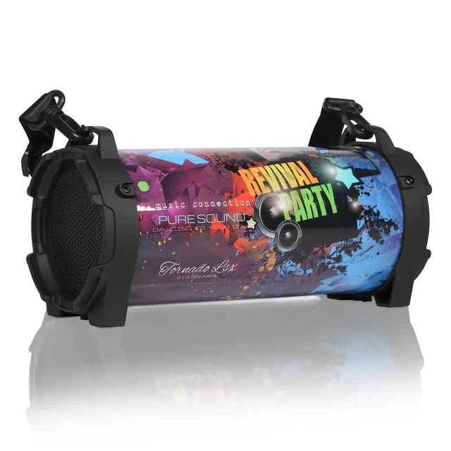 

Mega Bass Wireless Bluetooth Speaker With TF Card SLot FM Radio 10W Stereo Outdoor Speaker Subwoofer Boombox