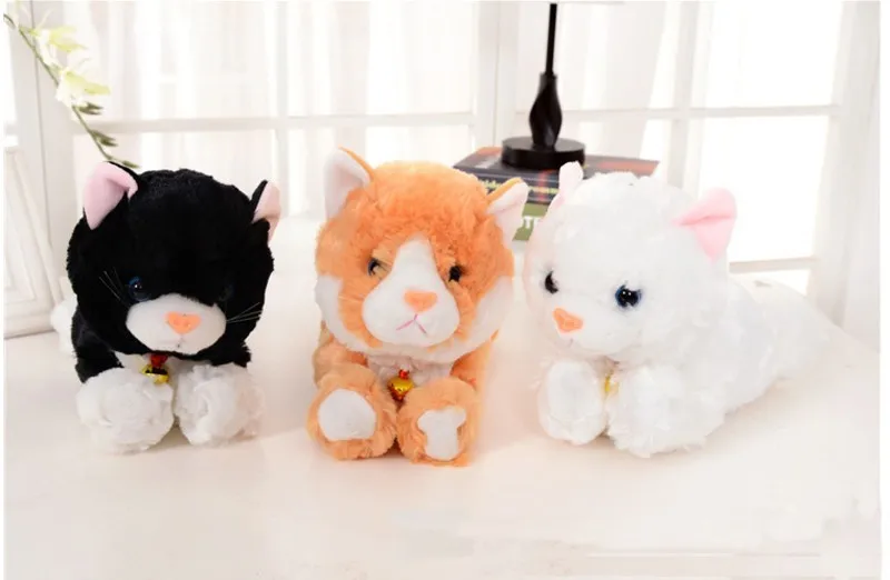 Электронный Питомец электрический игрушечный Кот Brinquedos гуляющий лай музыкальный интерактивный робот-кот для детей праздничный подарок Рождественский подарок