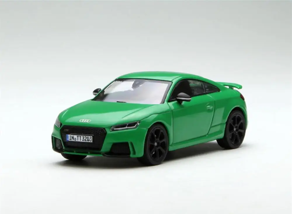 Коллекционная зеленая модель автомобиля Audi TT RS Coupe 1/43|Наземный транспорт| |