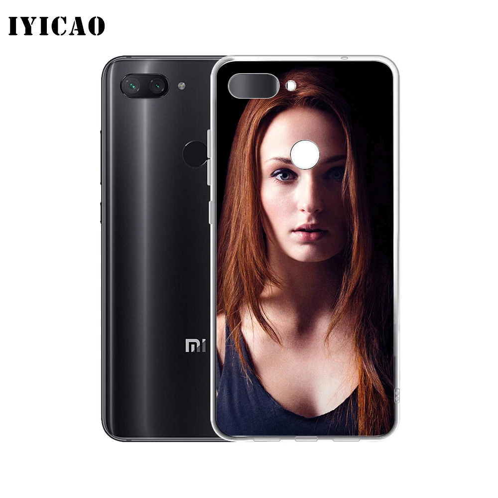 Мягкий силиконовый чехол для телефона IYICAO Sophie Turner Dark Phoenix Xiaomi Mi 9 8 SE 6 A1 A2 Lite F1 MIX2S