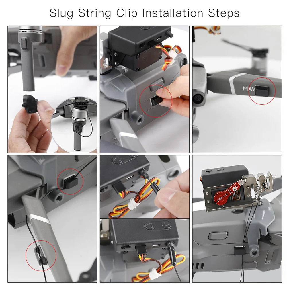 Замена воздуха Thrower Drop Transport RC игрушка Полезная нагрузка доставка легкий