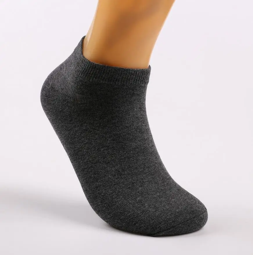 5 пар/лот мужские летние сетчатые носки хлопковые белые короткие носки-башмачки |