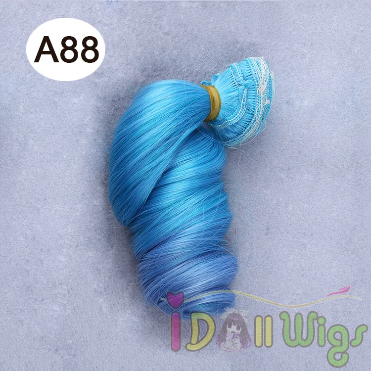 Аксессуары для кукол 3 шт. наращивание волос 15*100 см большие римские кудрявые