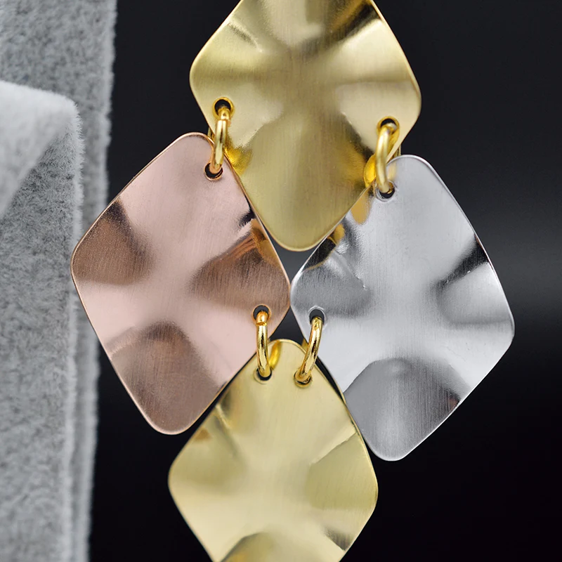 ZEA Dear Jewelry Long Drop Earrings For Women Dangle Hot Selling Big Wedding Gift Bohemia Findings | Украшения и аксессуары