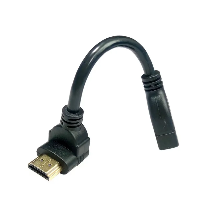 High Speed 90 Degree Up & Down Left Right Angled HDMI Male to Female V1.4 Cable for Audio TV 1080P DVD 0.5m | Электроника