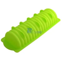 angrly 1pcs cylinder caterpillars bundt cake mousse bread loaf silicone mold baking pan cake pasty tools silicone cake pan mold