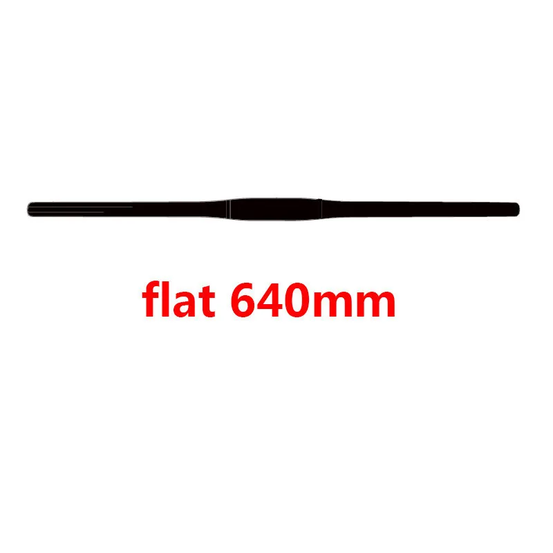 Flat 640 EC90MB01 Светильник из углеродного волокна MTBHandlebar для горного велосипеда/прямой плоский руль UDMatt 580 мм-760 мм - Цвет: Flat 640 EC90MB01