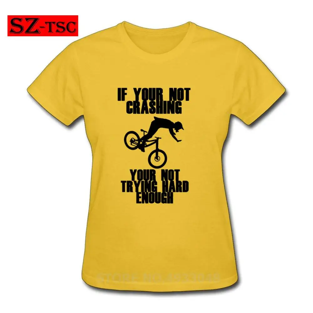 Женская футболка для езды на велосипеде горном MTB с коротким рукавом и забавными