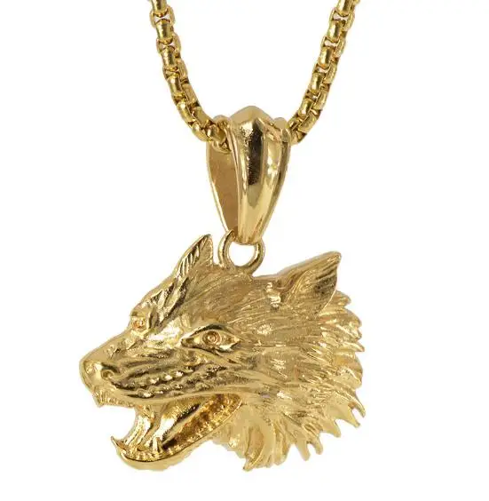 Мужские Подарочные байкерские ювелирные изделия из нержавеющей стали в стиле