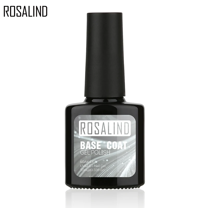 Гель лак для ногтей Rosalind 10 мл долговечный Дегидратор УФ основа блестящий