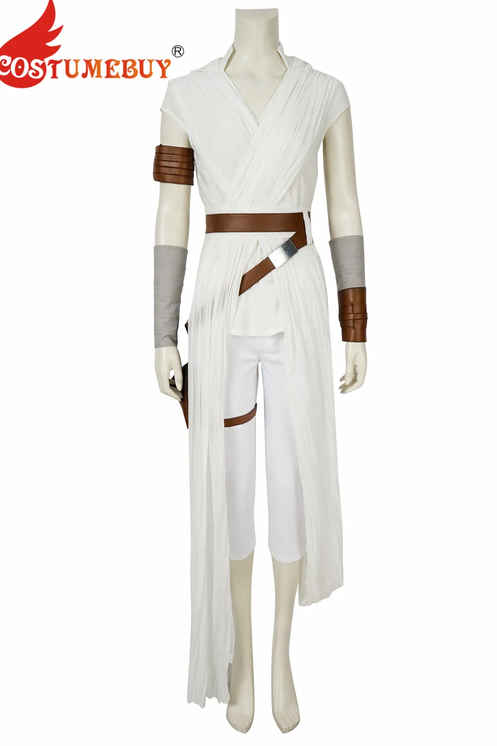

CostumeBuy Rey Cosplay The Rise of Skywalker Costume For Adult Women Halloween Carnival Costumes Custom Made