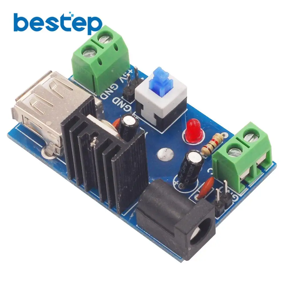 DC 7 15V 9V 12V to 5V12V24V 2A L7805 L7812 L7824 понижающий преобразователь модуль питания|buck converter|12v