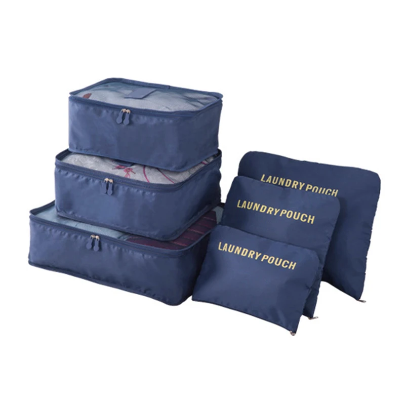 Shoes Underwear Travel Storage Bag Cartoon Waterproof Organizer Clothes Packing Drawstring 6PCs/Set | Дом и сад