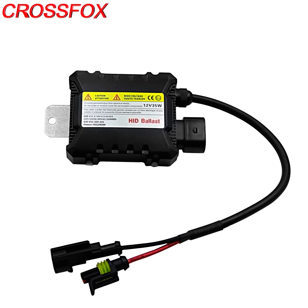 

CROSSFOX HID Ballast Kit 12V 35W 55W Xenon HID Conversion Ignition Unit Block H1 H3 H7 H8 H9 H11 9005 9006 H4 9003 Car Headlight