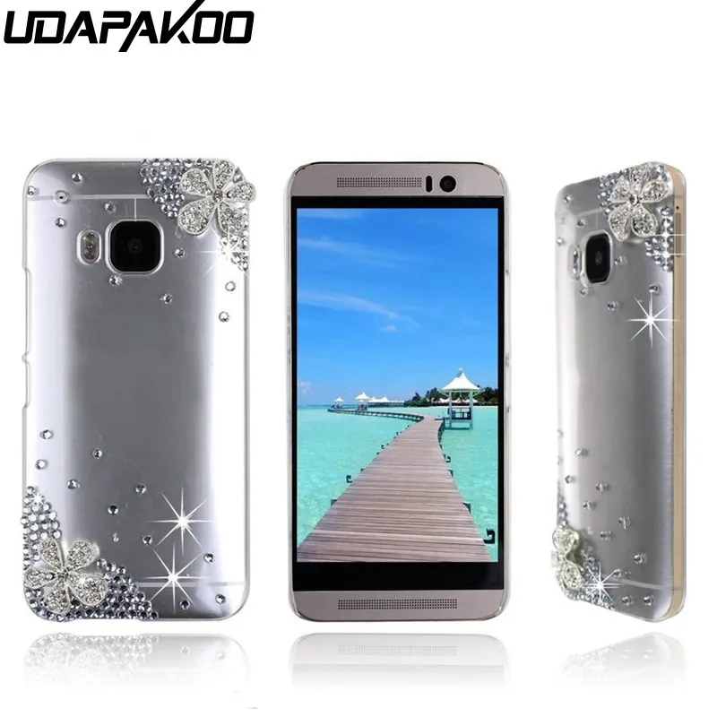 Модный чехол для телефона Udapakoo с кристаллами HTC Desire 620 820 Mini / 826 M9 E9 + Plus U PLAY защитный
