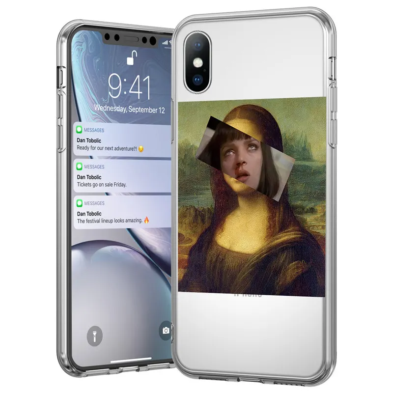 6439 Чехол для телефона Ottwn с забавными рисунками для iPhone 11X7 8 6 6S Plus XR XS 11 Pro Max 5 5S SE с абстрактными буквами, прозрачный мягкий чехол из ТПУ - Цвет: 6439