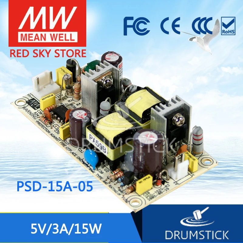 

Steady MEAN WELL PSD-15A-5 5V 3A meanwell PSD-15 5V 15W Single Output DC-DC Converter