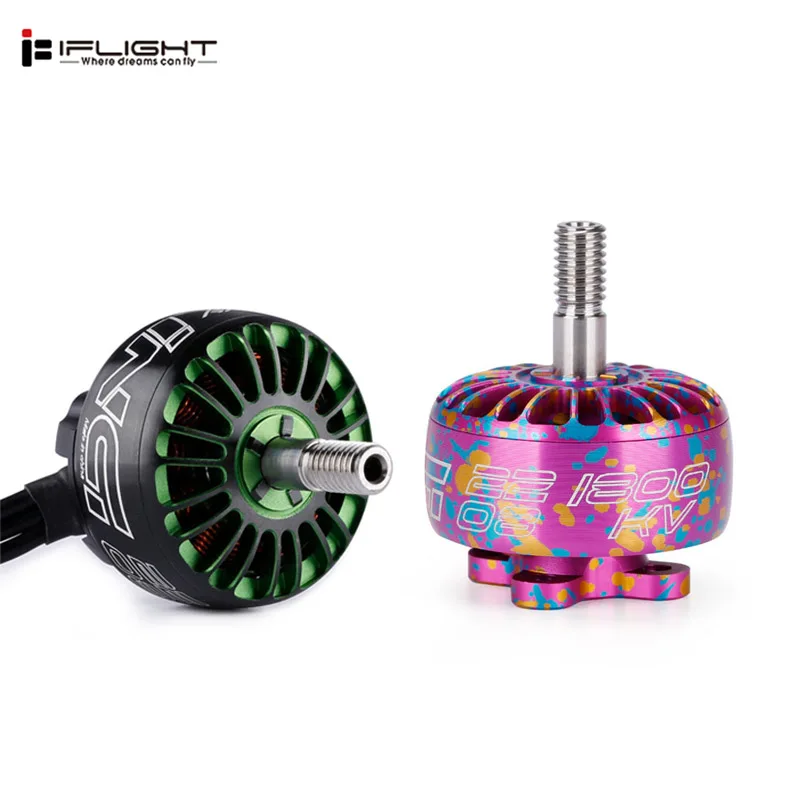 Бесщеточный двигатель iFlight XING 2208 1700KV 1800KV 2450KV 2 6S для радиоуправляемого FPV