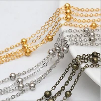 5meters diy chain beads chain bracelet anklet necklace for diy jewelry making materials sexy chain beads 4mm chain width 2mm