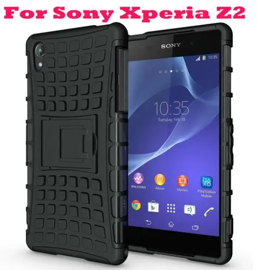 KC-M-O4-1-ZJ Броня Heavy Duty Hard Cover Чехол Для Sony Z3 mini Силиконовый Защитный Кожи Двойной Цвет