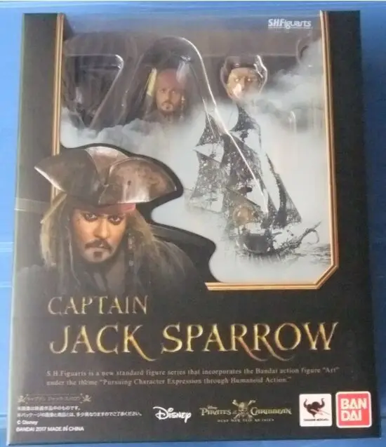 Figura di azione Pirati dei caraibi capitano Jack Sparrow SHF giocattolo | Игрушки и хобби