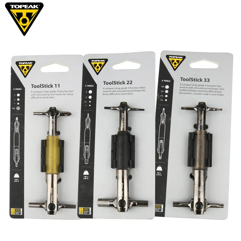Topeak Велосипед ToolStick Велоспорт 4 Функция гаечный ключ Tool Kit дорожный велосипед