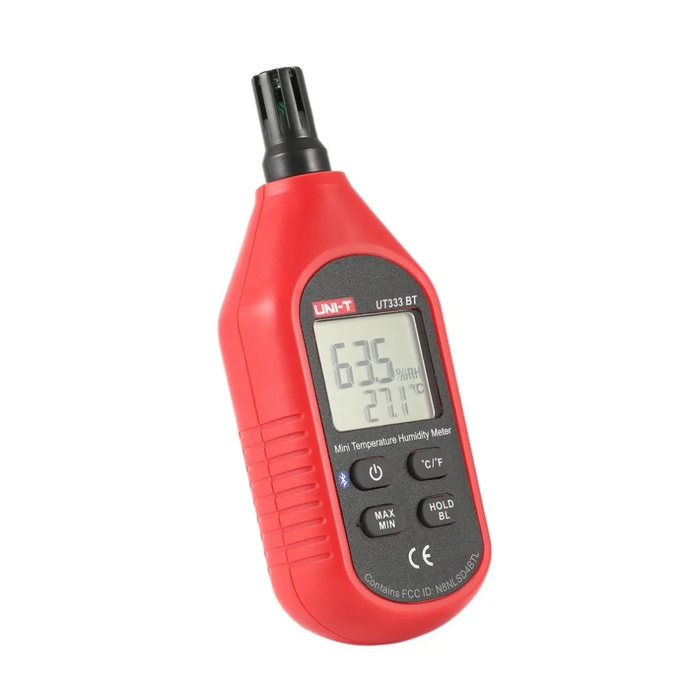 UNI-T UT333BT Bluetooth термометр-гигрометр Цифровой ЖК-дисплей Air Температура измеритель