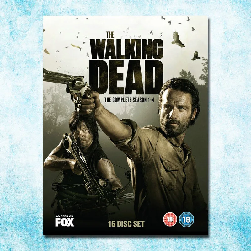 The Walking Dead Сезон 1 до 7 Искусство Шелковый Холст печати плакатов 13x1 8 24x32 inch